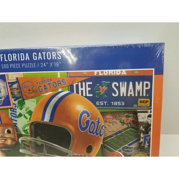 Florida Gators 500 Piece Puzzle 24"x18" The Swamp Helmet Stadium Nation A1 - Picture 3 of 8